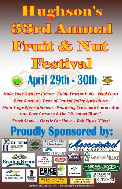 Hughson Fruit and Nut Festival Flyer